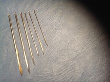 8 ASSORTED GLOVER / LEATHER  needles + FREE THREADER