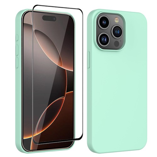 Für iPhone 16 Pro Max 15 14 13 12 11 Silikon Hülle Handyhülle + Displayschutz - Bild 52 von 59