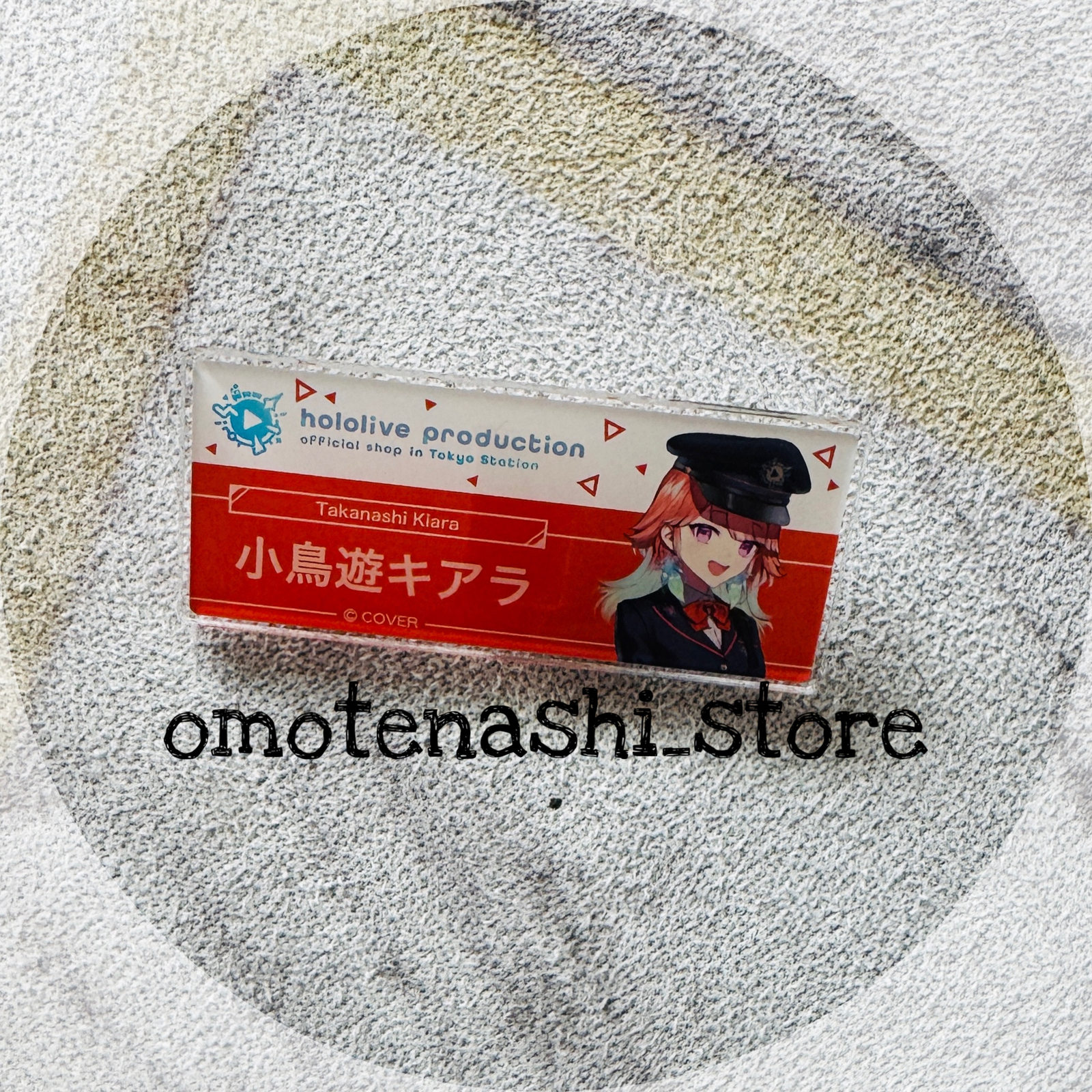 hololive Kiara Name Badge Tokyo Station Character Street Limited Edition
