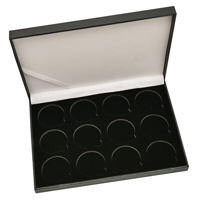 12 Coin Capsules Storage Box Display Case Holder Collection Container Supplies