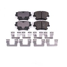 Disc Brake Pad Set-Rear Z17 Low-Dust Ceramic Brake Pads with Hardware Power Stop