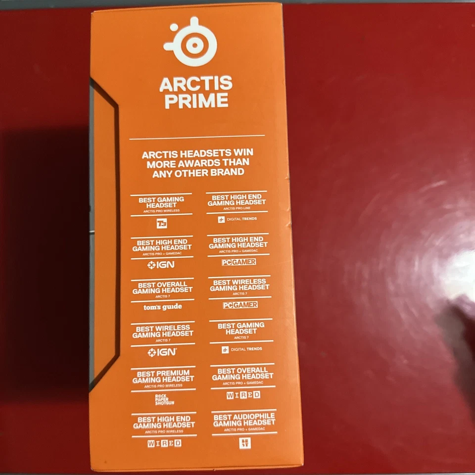 STEELSERIES ARCTIS PRIME - Wired High Fidelity eSports/Gaming Headset NEW-SEALED - Image 3 of 4