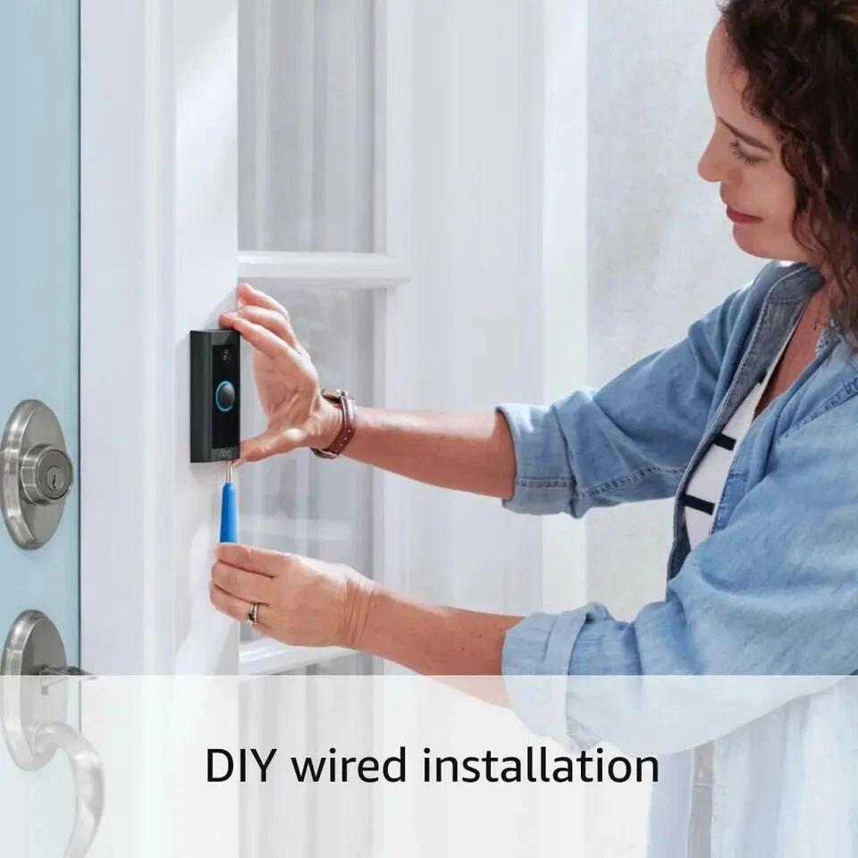 Ring Video Doorbell (Second Generation) Wi-Fi 1080p HD Camera Motion Detection - Image 4 of 4