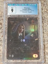 2022 KRYPTIK TCG GENESIS KHONSU HOLO FOIL RIDDLE 66 CGC 9 MINT GOLD RARE /6 #23