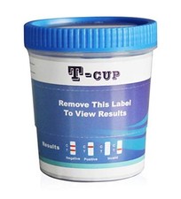 NEW MiCare 5-Panel T-Cup Urine Drug Test 15-Pack AMP/COC/mAMP/OPI/THC TDOA-254 