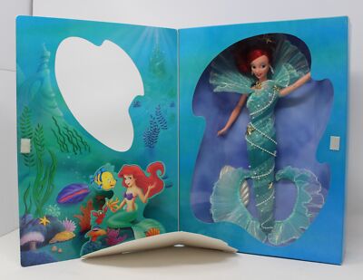 NRFB Mattel Aqua Fantasy Ariel Barbie Doll Disney The Little