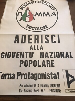 Manifesto, SOCIAL MOVEMENT FLAME TRICOLOR-original-campaign Adhesions