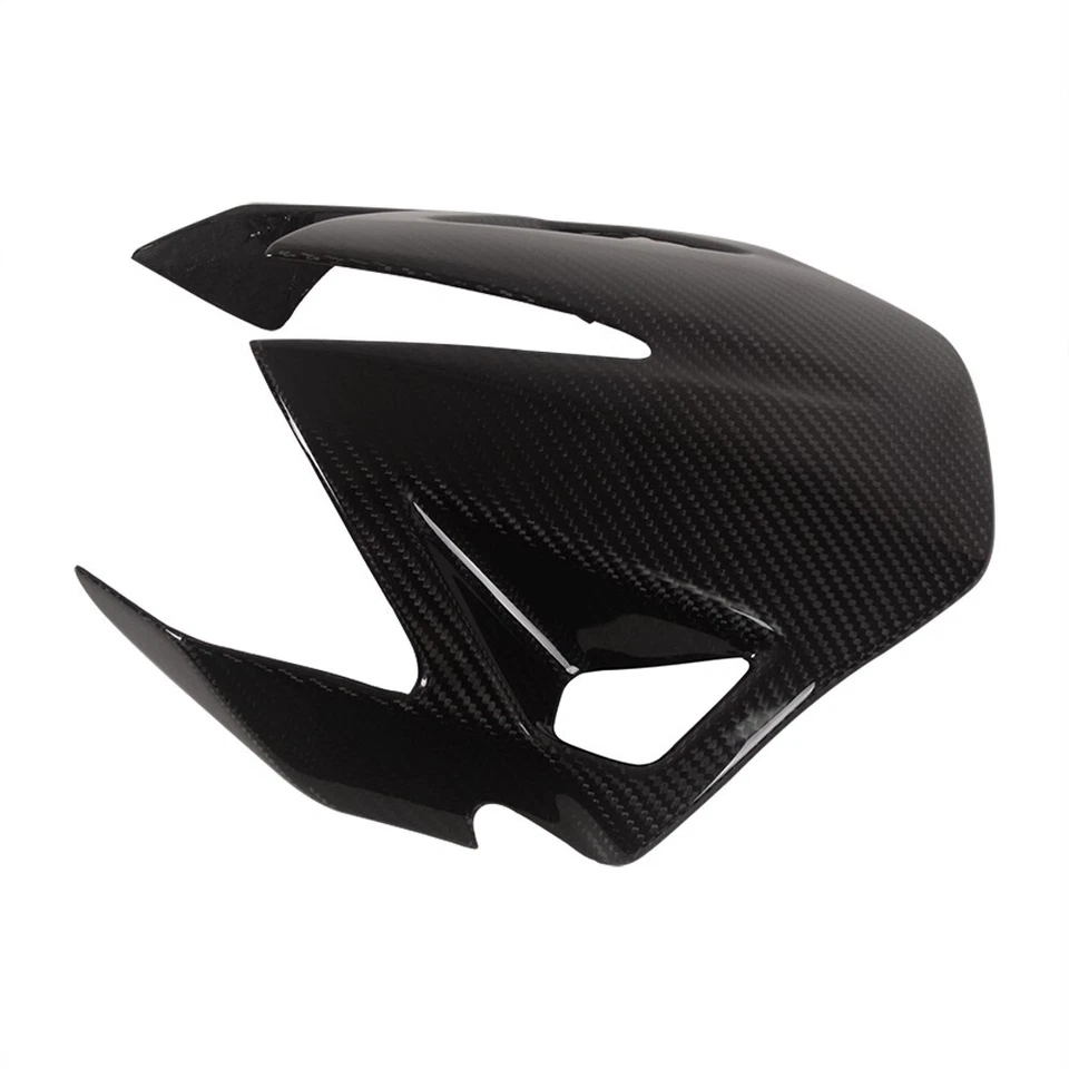 For Aprilia Dorsoduro 1200 Carbon Fiber Windscreen Windshield Deflector Protect - Image 3 of 4