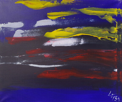 Rush Hour Acrylbild auf Leinwand NEU