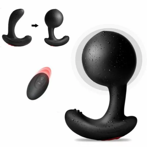 Wearable Clit G-Spot Vibrator Remote Control Inflatable Prostate Massager Dildo - Picture 10 of 12