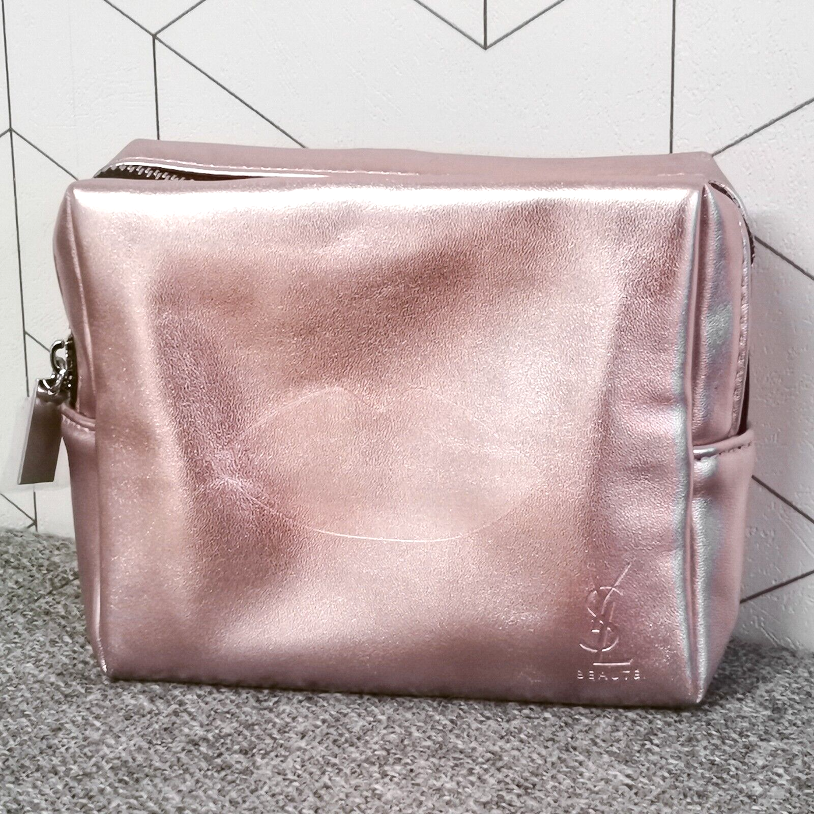 YSL Yves Saint Laurent borsa trucco borsa cosmetica da viaggio toilette borsa cerniera