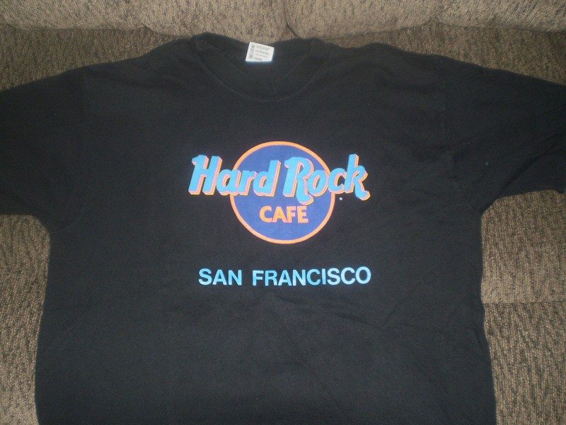 Hard Rock Cafe San Francisco graphic tee men's XL