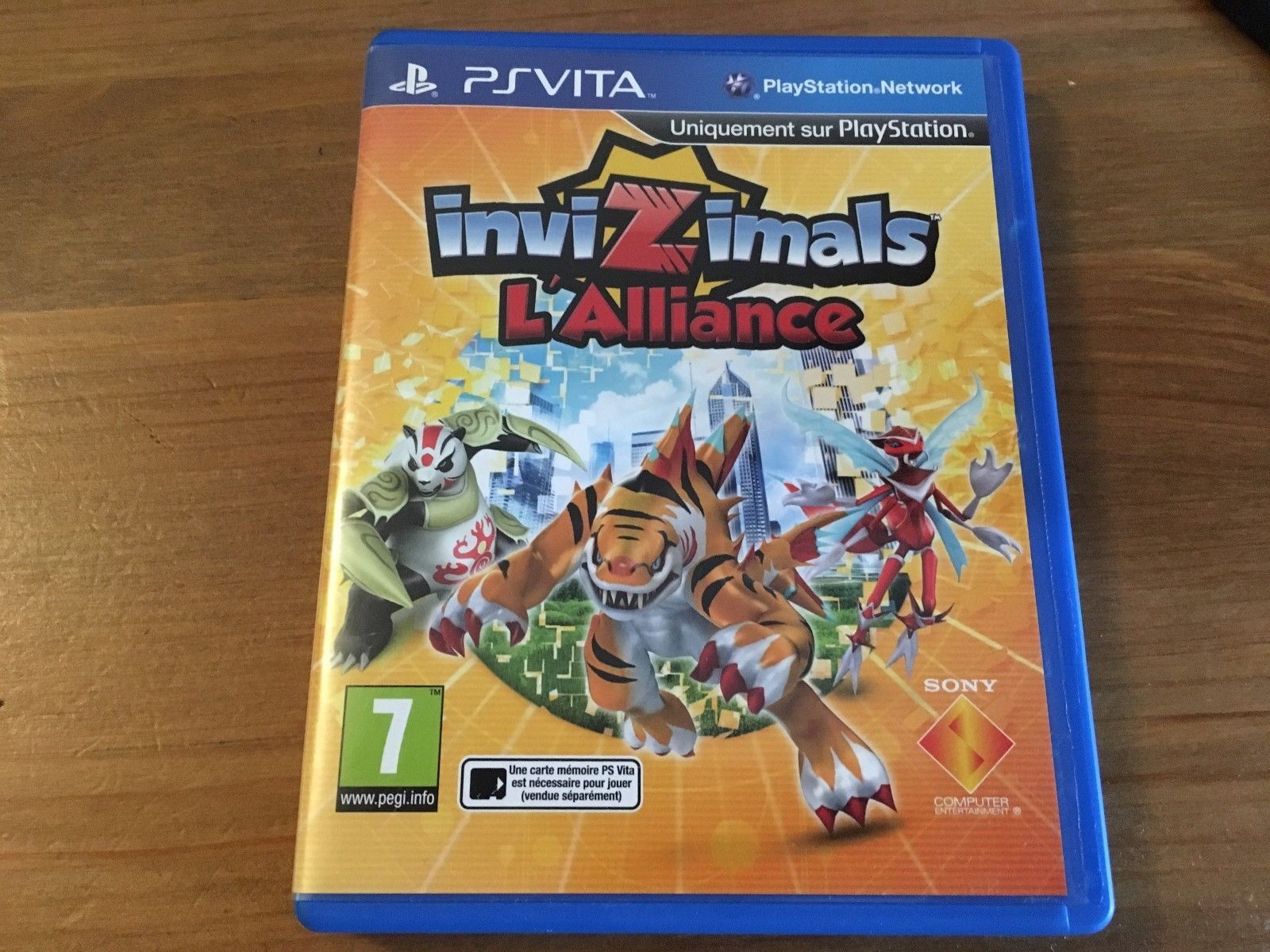 jeu ps vita invizimals l 'alliance