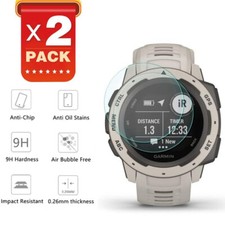 2x Premium Tempered Glass Screen Protector for Garmin Instinct/ Instinct Solar