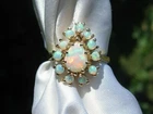 2.00Ct Pear Cut Natural Fire Opal Women's Vintage Ring 14K Yellow Gold Plated
