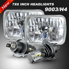 For Chevy C6500 C7500 Kodiak Corvette Classic Car 2x 7x6led Headlights Hilo