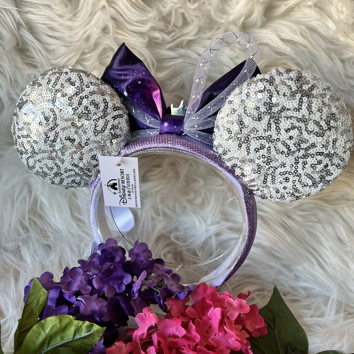Disney Shanghai Resort Space Mountain Minnie Ears Headband Shanghai Disney Resort Minnie Ear Headband Arrives at  main image 2