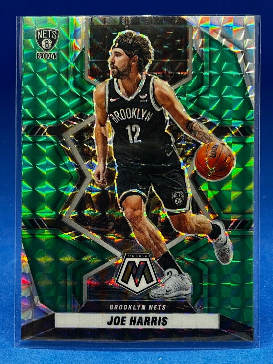 2021-22 Panini Mosaic Green Prizm Joe Harris #180 Brooklyn Nets | eBay