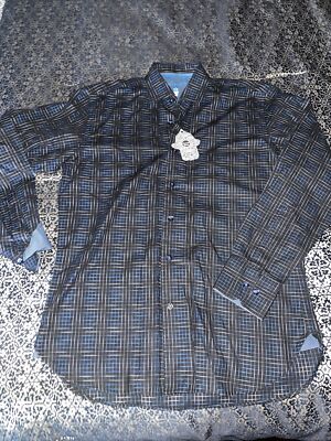 Visconti Black Long Sleeve Shirt Mens Size S NWT