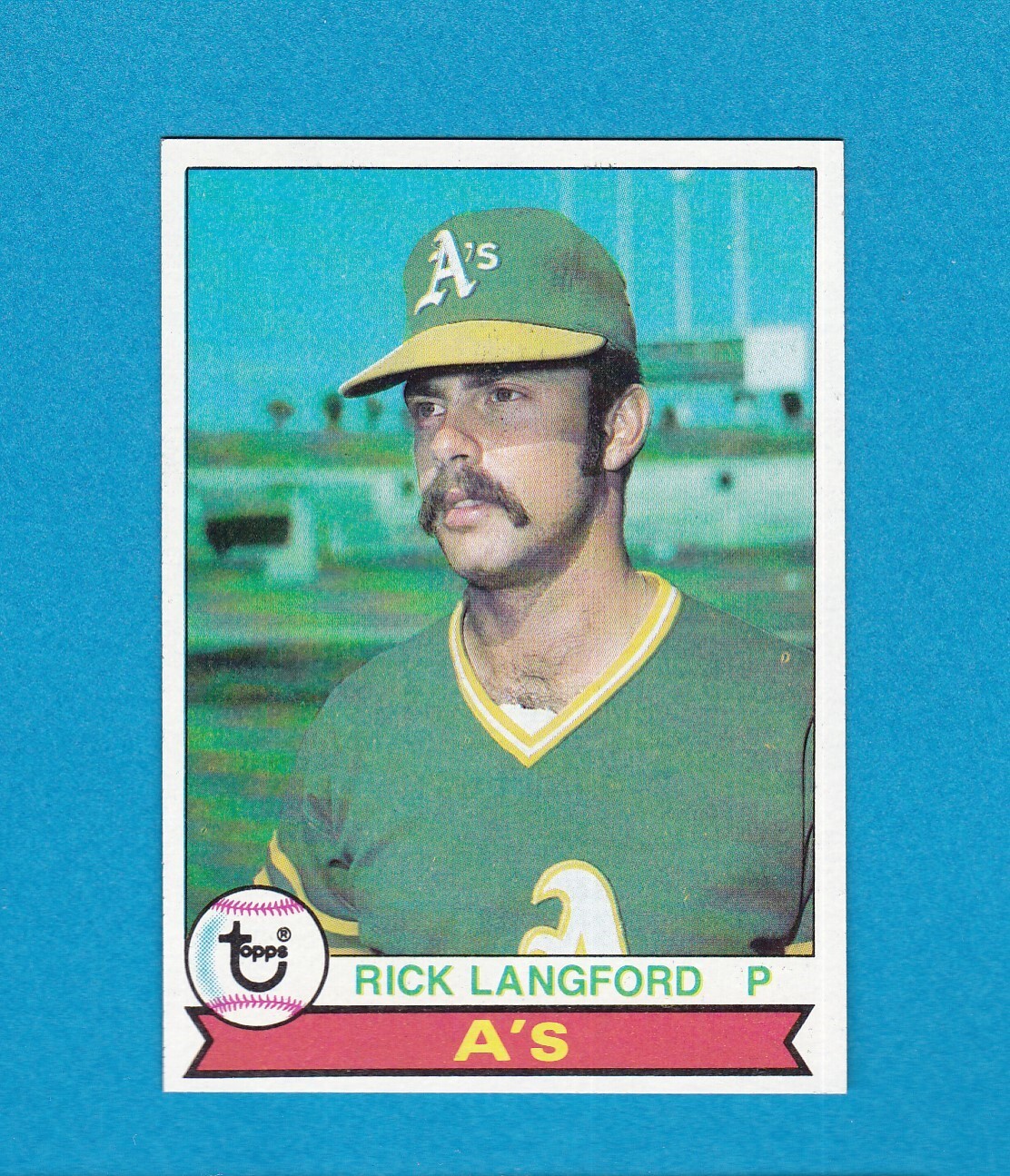 1979 TOPPS BASEBALL SET BREAK 29 RICK LANGFORD A'S NM/MT