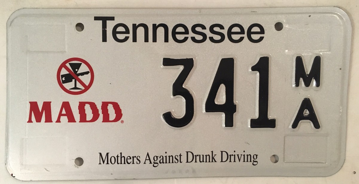 TX MOMS AGAINST DRUNK DRIVER license plate Drink Alcohol Drug