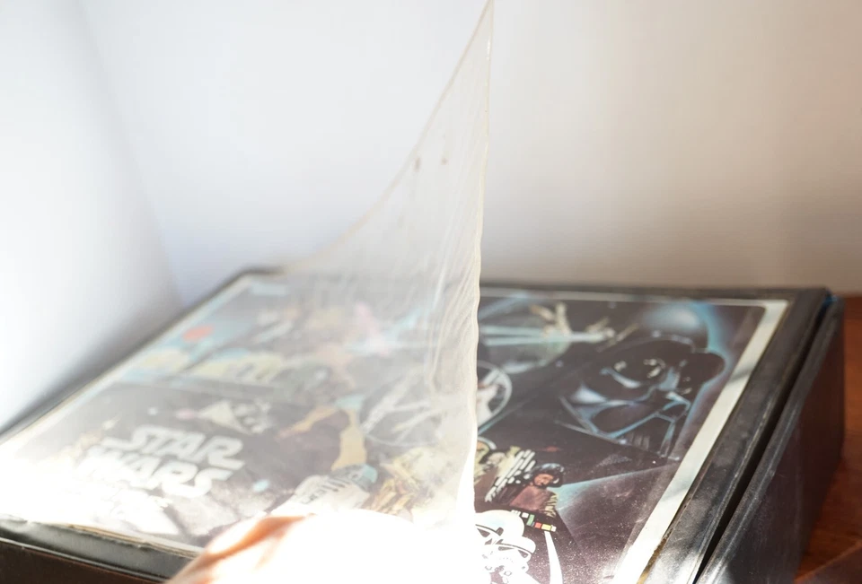 Estuche de transporte de 24 figuras de vinilo Kenner Star Wars: A New Hope 1978 vintage Foto 3 de 4