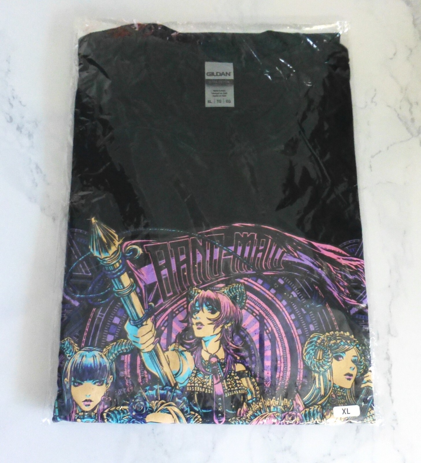 Camisetas BAND-MAID TALLA XL JAPÓN Niñas banda de rock Japón RARAS