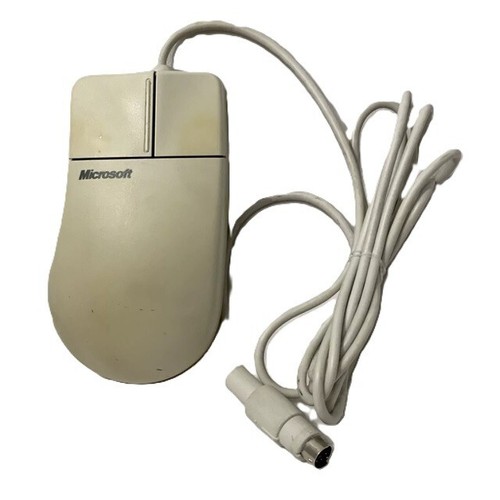 Mouse Port Compatible Mouse 2.1 a Microsoft 90516 2-Button PS/2 Vintage ...