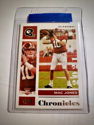 2021 Chronicles Draft Picks MAC JONES #9 Rookie Card