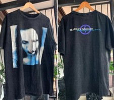 Marilyn Manson Rock Band Basic Black Short Sl...