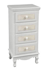 CASSETTIERA 4 CASSETTI SETTIMINO SLIM SALVASPAZIO BEIGE COMODINO H 82*40*30 cm