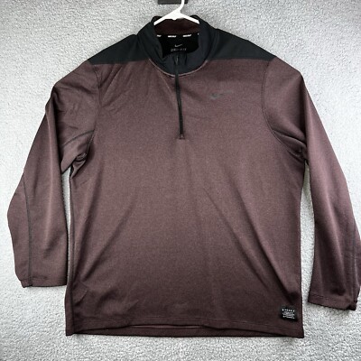 nike dri fit mock neck mens golf shirt
