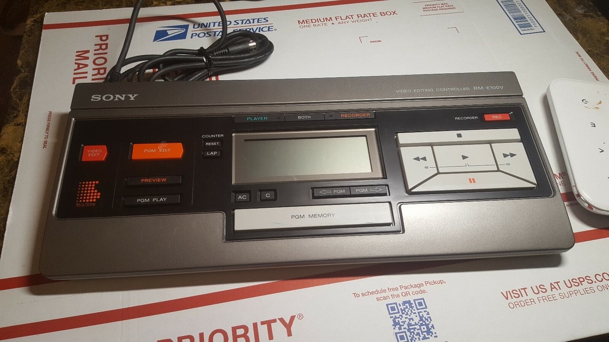 Vintage Sony RM-E100V Analog Video Editing Controller | eBay
