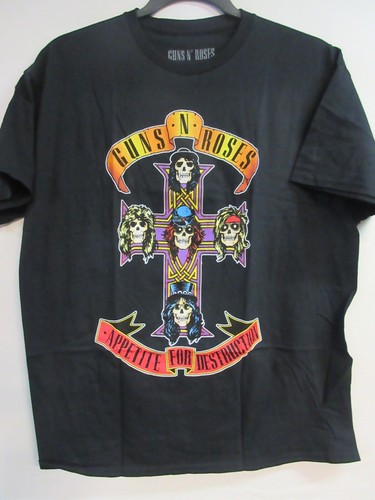 GUNS n' ROSES OFFICIAL JUMBO LOGO 2023 BAND CONCERT MUSIC T-SHIRT EXTRA LARGE - 第 1/3 張圖片