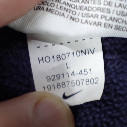 Nike Full Zip Windrunner Hoodie Jacket Men's Size L Sportswear Polar Fleece - Picture 15 of 18