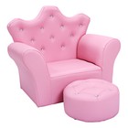 Petorient Pink Kids Sofa Armrest Chair Couch Children Toddler Gift HW54194