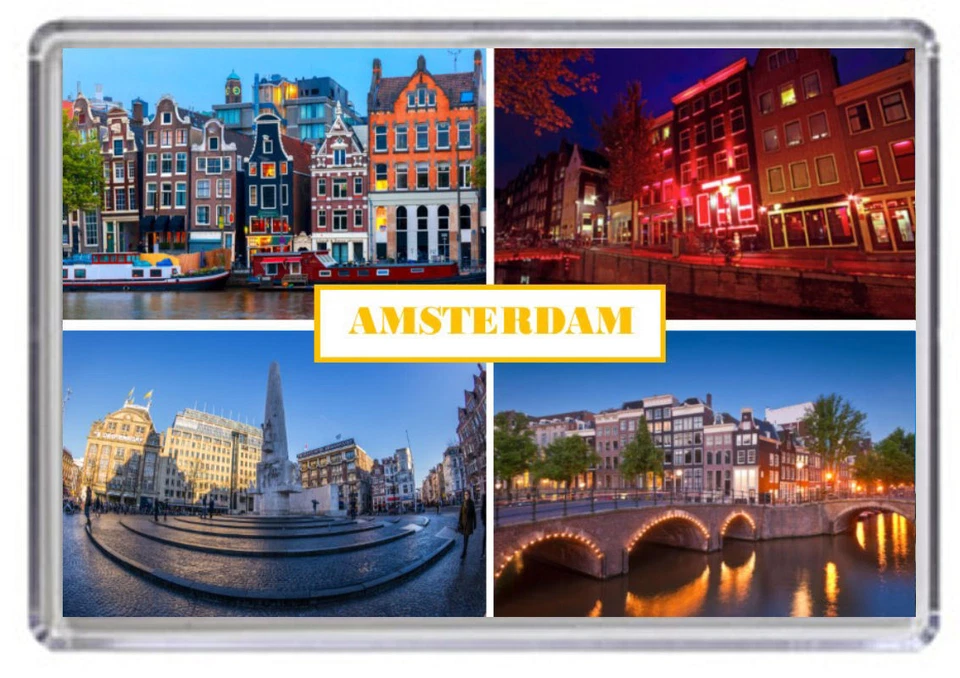 Amsterdam Fridge Magnet #3