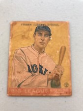 1933 Goudey Frank Lefty O’Doul big league gum #58 rookie