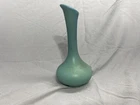 Van Briggle Turquoise Blue Glazed 1980s 7" Ceramic Bud Vase Art & Crafts Pottery