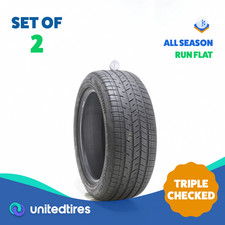 Set Of 2 Used 22550r17 Bridgestone Driveguard Plus Rft 94v - 732 Set Of 2 Used 22550r17 Bridgestone Driveguard Plus Rft 94v - 732
