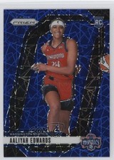 2024 Panini Prizm WNBA Blue Velocity Prizm Aaliyah Edwards #142 Rookie RC 0c6
