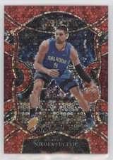 2020-21 Panini Select Concourse Red Disco Prizm 35/49 Nikola Vucevic #20 hs9
