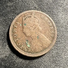 1887 India 1/12 Anna Z1019