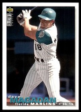 Dave Magadan 1995 Collector's Choice #302 Marlins MLB READ FREE SHIPPING