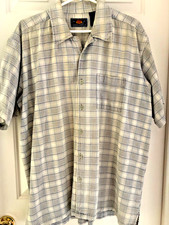 Route 66 Men XL Plaid Short Sleeve Button Shirt Outdoor Nature Gorpcore Dad