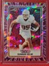 2025 Leaf Vivid Football Gunnar Helm #75 Pink Crystal 1/1