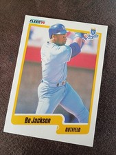 1990 Fleer #110 Royals Bo Jackson, Bo Jackson 1990 Fleer 110, Bo Jackson Card