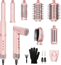 8 in 1 Hair Styler  Air Dryer Wrap Curler, High-Speed Negative Ionic Foldable H