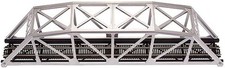 Atlas 594 Code 83 18" Silver Thru Truss Bridge Kit New Free Shipping