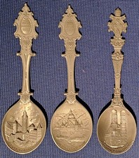 Zinnl&ouml;ffel - WMF Jahresl&ouml;ffel -  Anno Domini 1981, 1982 und ohne Jahr - 3 St&uuml;ck